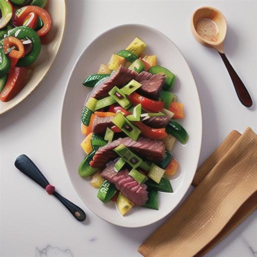 Peppered beef stir fry recipe