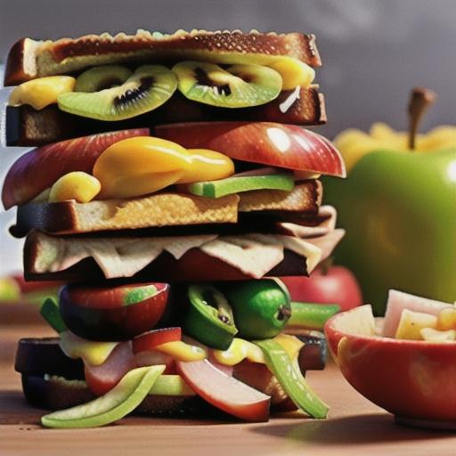 Apple Ham Grilled Cheese