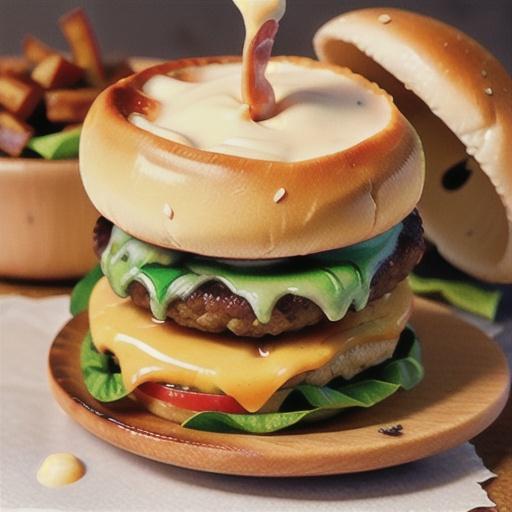 Bacon-Mushroom-Swiss Burger