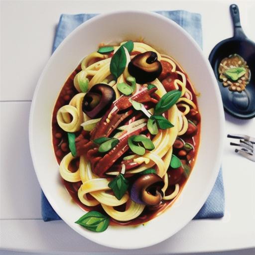 Spaghetti bolognaise with lentils recipe