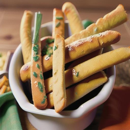 Gluten-Free Garlic Herb Breadsticks