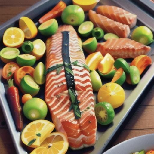 Sheet Pan Salmon and Veggies