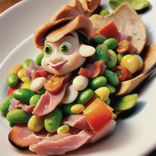 Succotash with Smoked Ham and Herbs