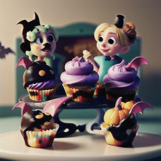 Bat Cupcakes