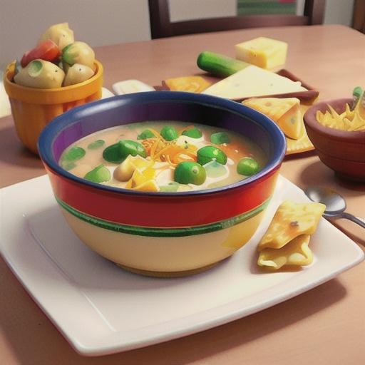 Cheesy Potato Knipla Soup