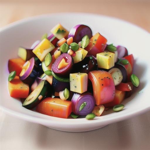 Unbelievable root vegetable salad