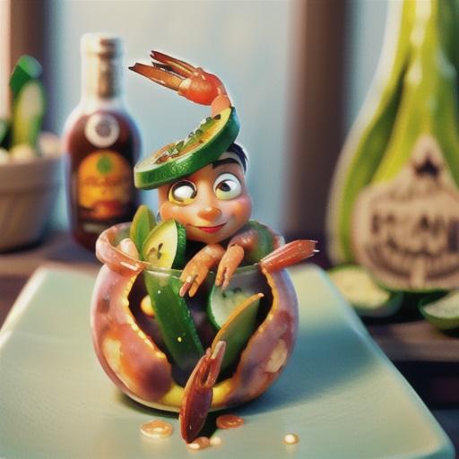 Authentic Mexican Shrimp Cocktail (Coctel de Camarones estilo Mexicano)