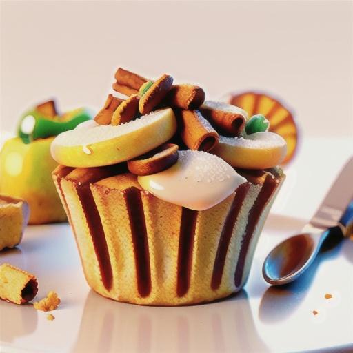 Cinnamon & apple muffins