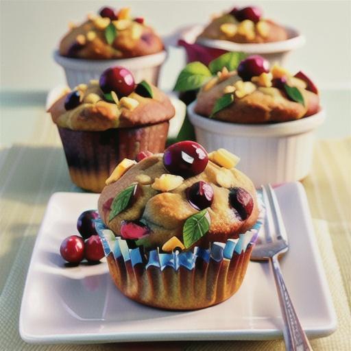 Cranberry-Cornmeal Muffins