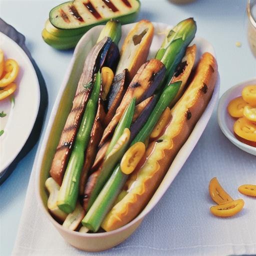 Chargrilled vegetable baguettes