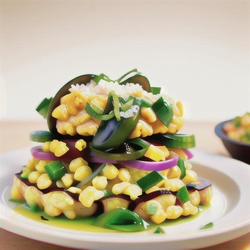 Tomatillo Scrambled Eggs