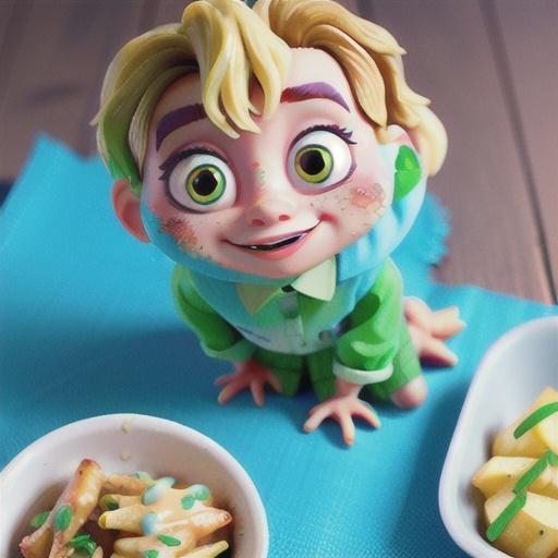 Yummy drummies with chive dip