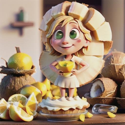 Coconut and Lemon Cream Pie