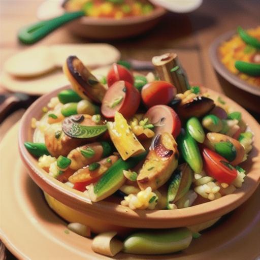 Picadillo Chicken Paella