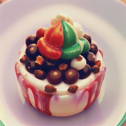 Cherryberry meringue crunch