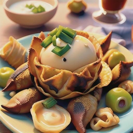 Crab Rangoon with Water Chestnuts