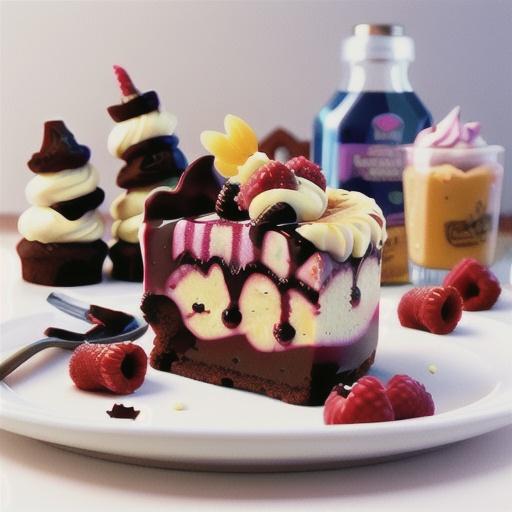 Raspberry cheesecake swirl brownie