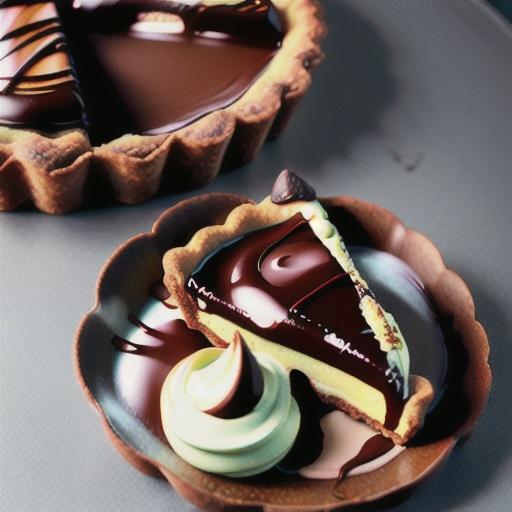 Simple chocolate tart