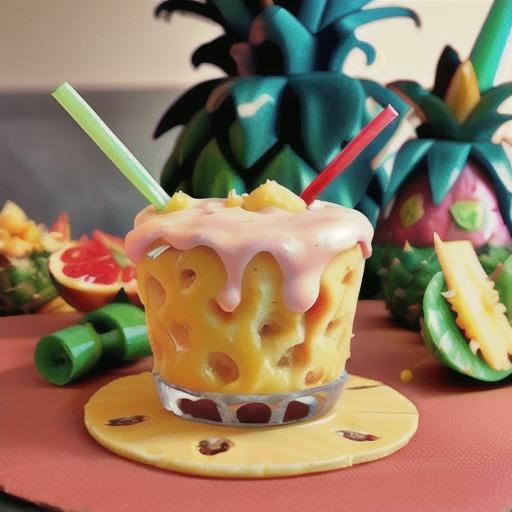 Pineapple Upside-Down Milkshake