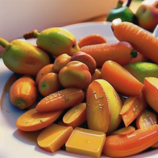 Honey Glazed Carrots and Pears