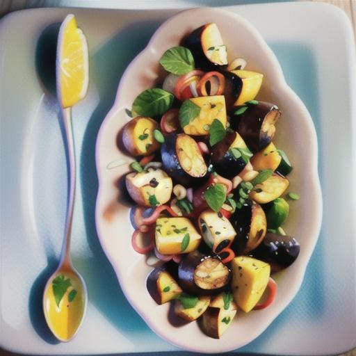 Italian beef with charred potato and cauliflower salad recipe