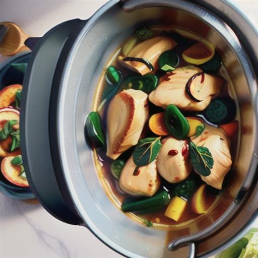 Instant Pot Keto Chicken and Kale Stew