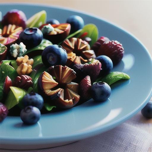 Spring Salad with Blueberry Balsamic Dressing