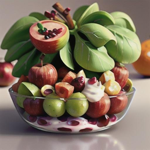 Festive Fruit Salad with Yogurt-Orange Dressing