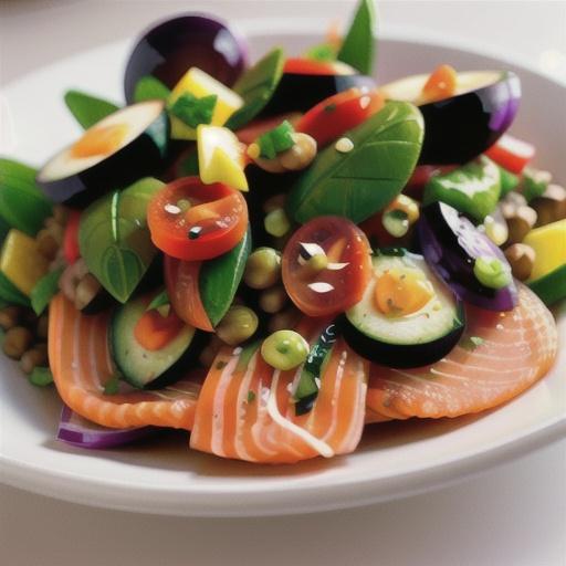 Smoked Salmon and Lentil Salad