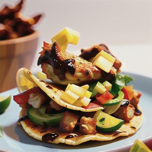 Crispy Chicken Skin Tacos with Habanero Salsa