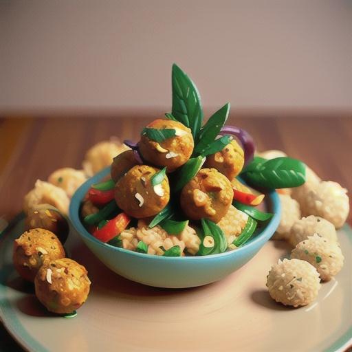 Spicy Chicken Curry Meatballs