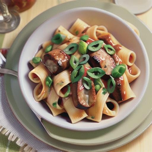 Italian sausage ragu with rag pasta