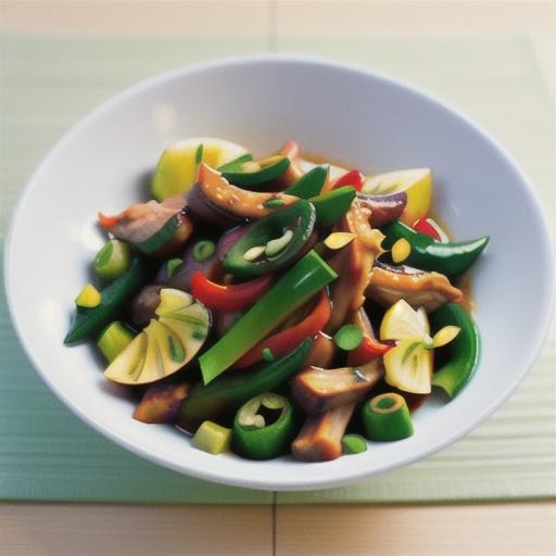 Sweet chilli pork stir-fry
