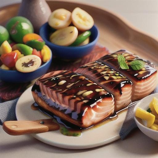 Maple-Soy Glazed Salmon