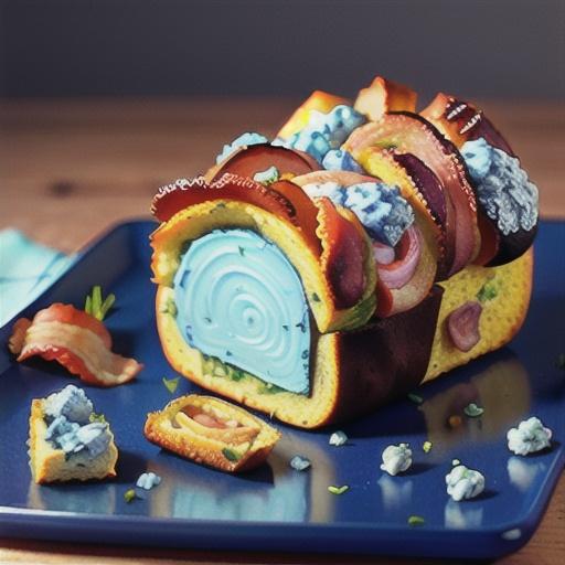 Pull-Apart Onion, Blue Cheese, and Bacon Bread