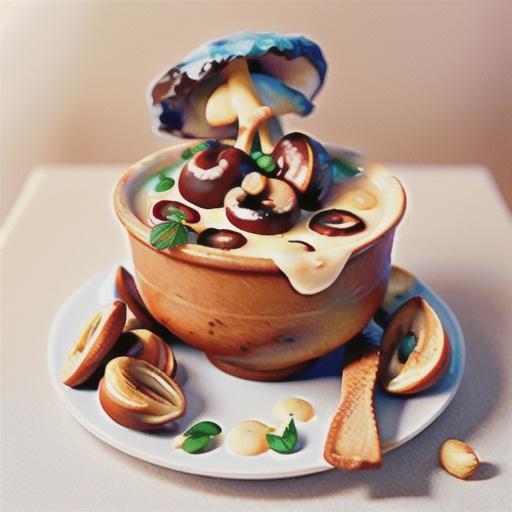 Creamy Chestnut Mushroom Soup