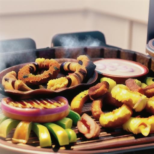 Air Fryer BBQ Onion Rings