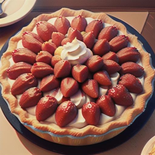 Strawberry Cheese Pie