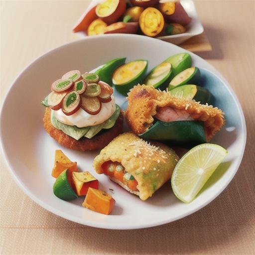 Salmon & sweet potato croquettes