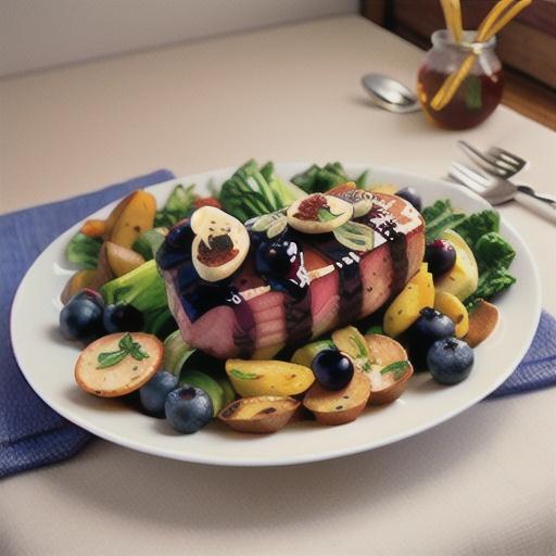 Pan-Seared Duck Breast with Blueberry Sauce
