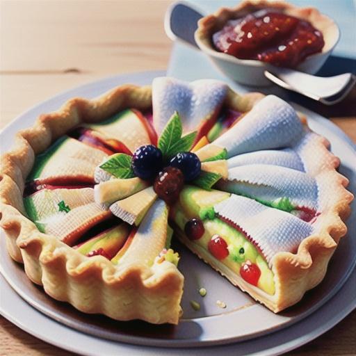 Crostata di ricotta e marmellata (ricotta and jam tart)