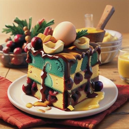 Cranberry-Caramel Cake