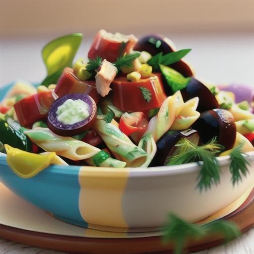 Tuna Pasta Salad with Dill