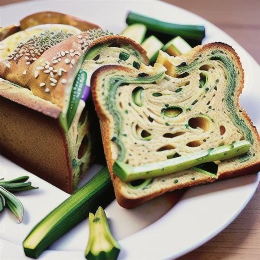 Whole Wheat Zucchini Herb Bread