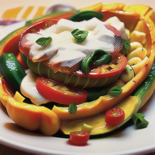 Cheesy Stuffed Spaghetti Squash