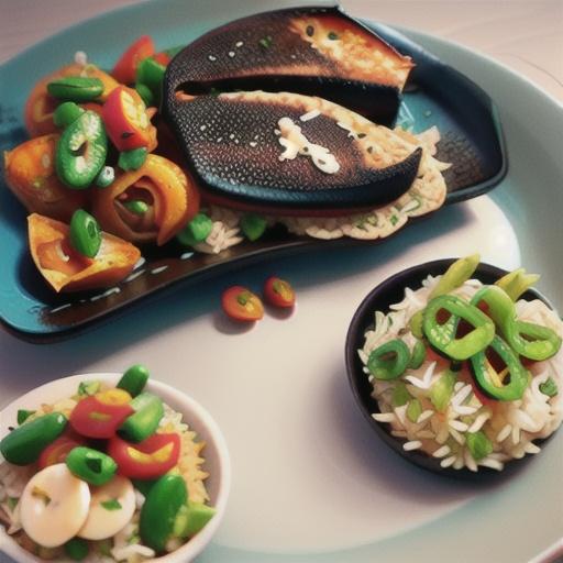 Blackened Catfish and Spicy Rice