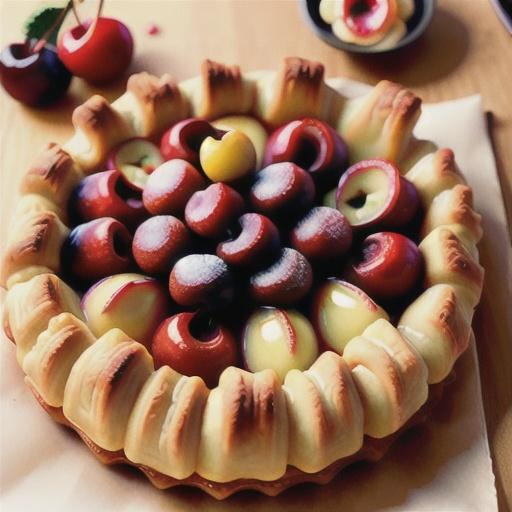 Puff Pastry Cherry Crostata
