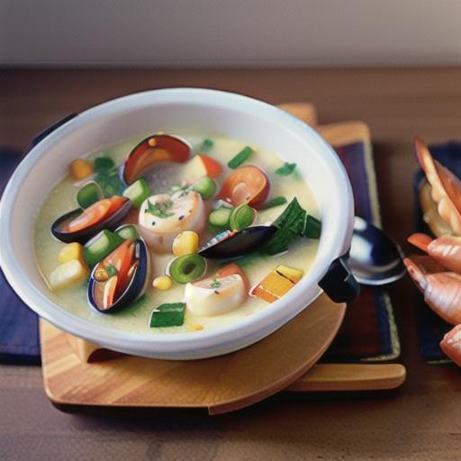 Instant Pot Seafood Chowder