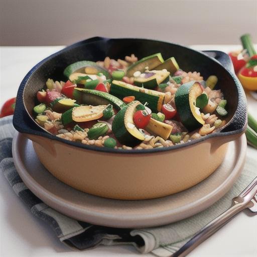 Vegetarian Farro Skillet
