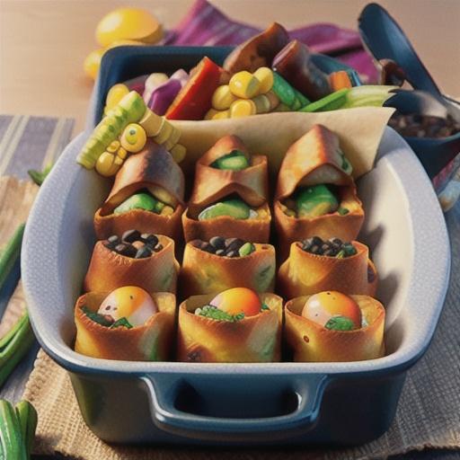 Southwest-Style Egg Rolls